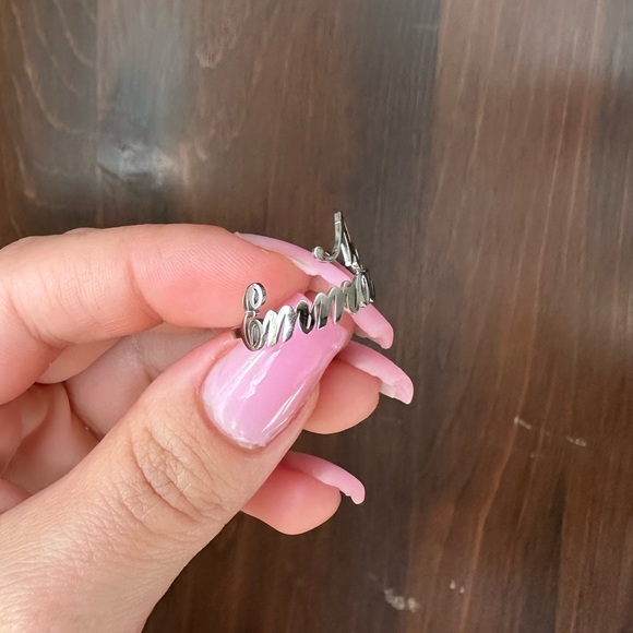 CUSTOM EMMA & NOAH adjustable ring - Picture 5 of 10